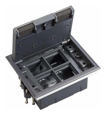 Люк на 8 модулей IP40 для фальшпола с монтажной коробкой, тип MDK10 Systeme Elecrtic MultiDesk MDK10108
