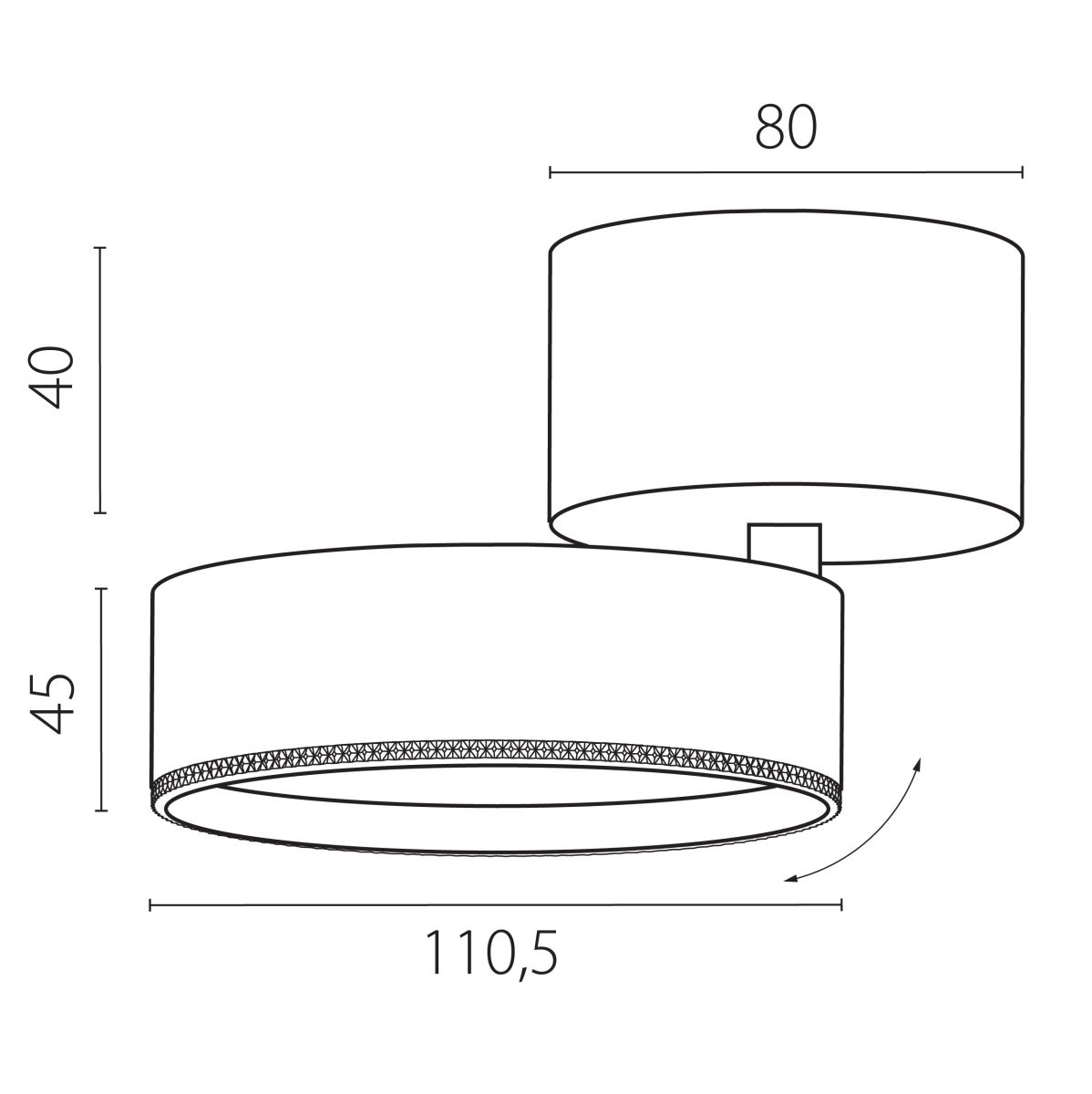 Накладной светильникAlta Pro Lightstar A5637SO