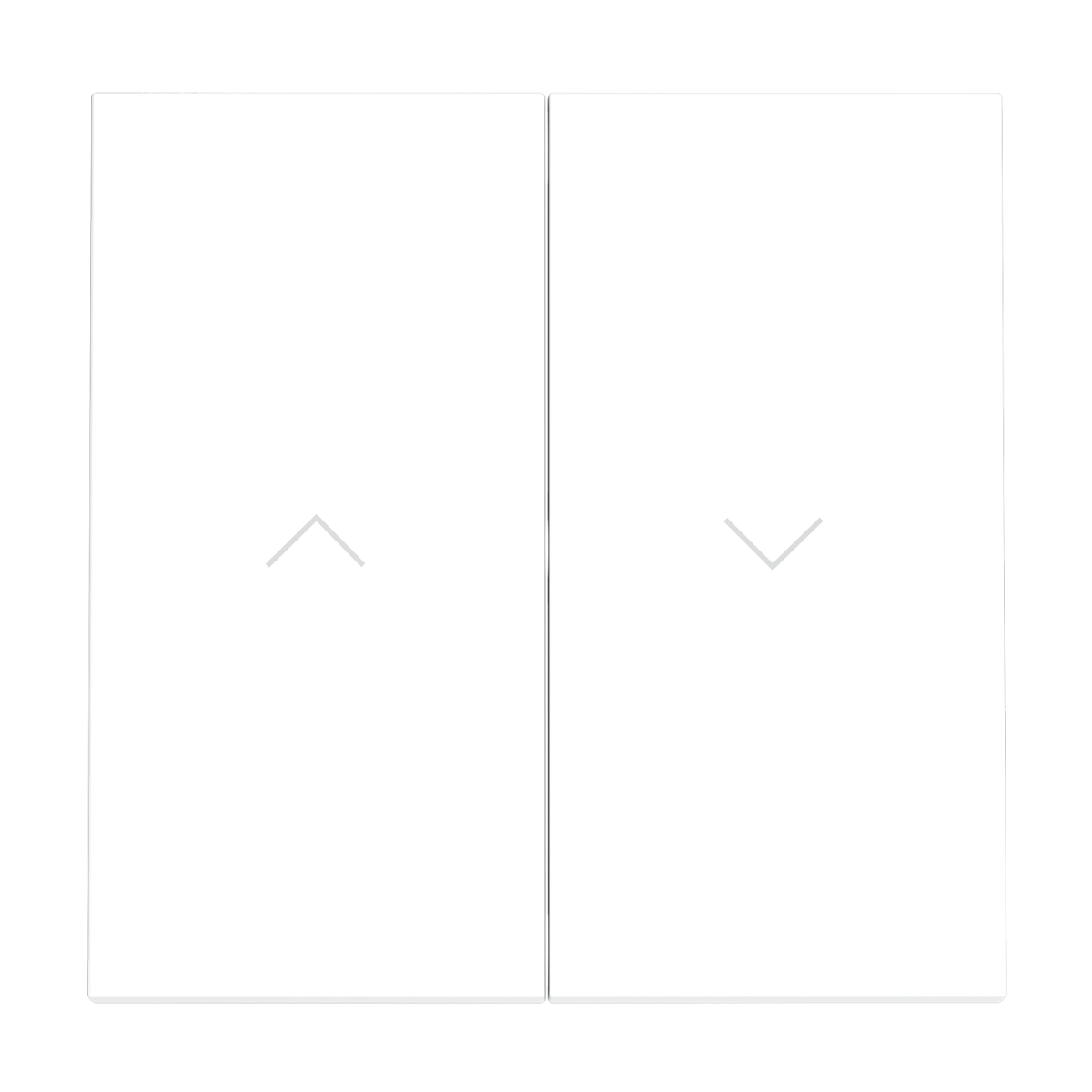 Клавиши для выключателя жалюзи Voltum S70 (белый матовый) VLS002502