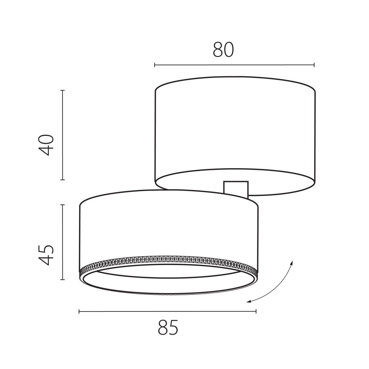 Накладной светильник Alta Pro Lightstar A5537SO