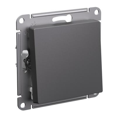 Выключатель с самовозвратом, сх.1, 10АХ Systeme Electric AtlasDesign Базальт ATN001415