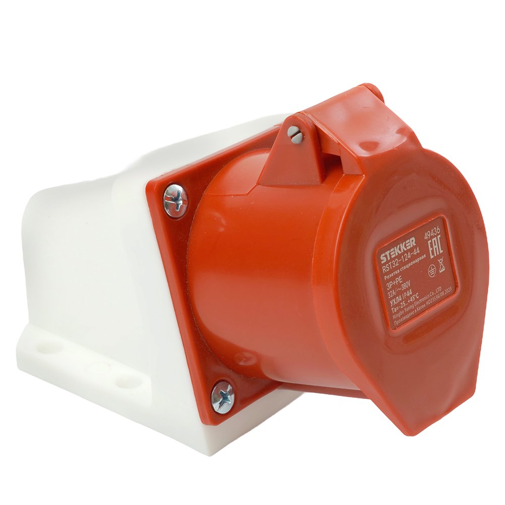 Розетка стационарная Stekker RST32-124-44 49436