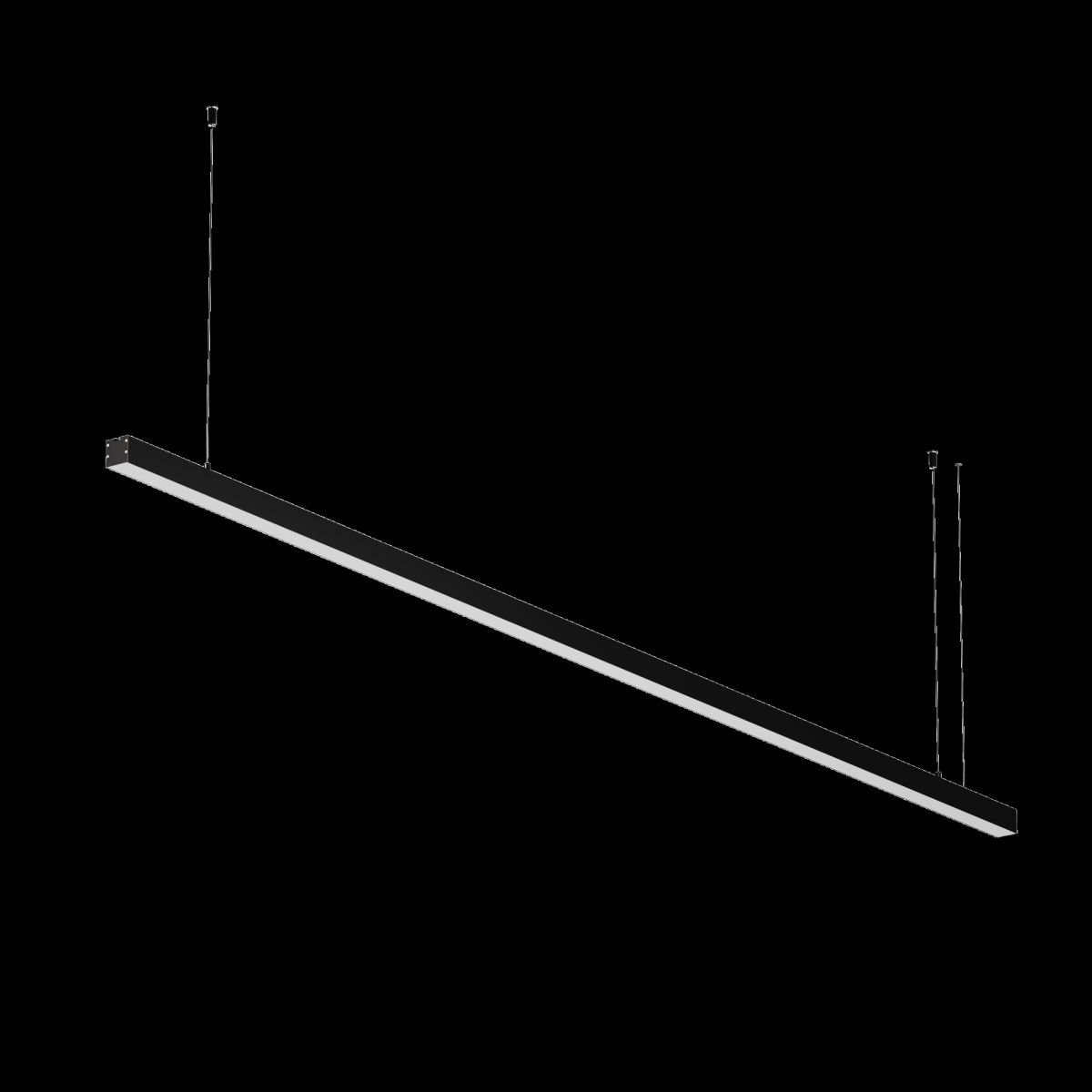 Линейный подвесной светильник Maytoni Technical 4000K 35x35 (Черный, 2 м) LL312016
