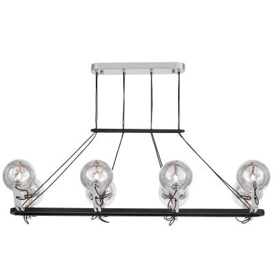 Подвесная люстра Lumina Deco LDP 9110-8-PR BK+CHR