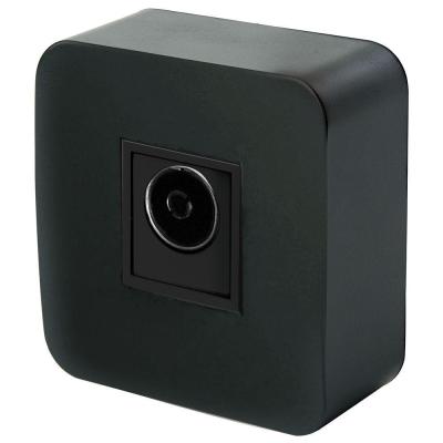 Розетка телевизионная TV Stekker София черный MST00-10-02 49311