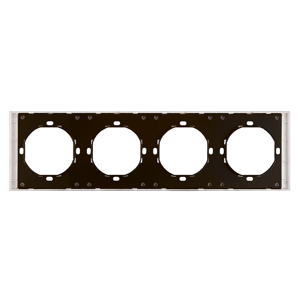 Рамка 4-местная Stekker Мия PFR00-3004-08 пудровый жемчуг 50489