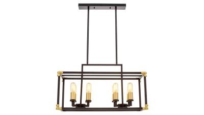 Подвесная люстра Lumina Deco Waldorf LDP 1140-8 BK+MD