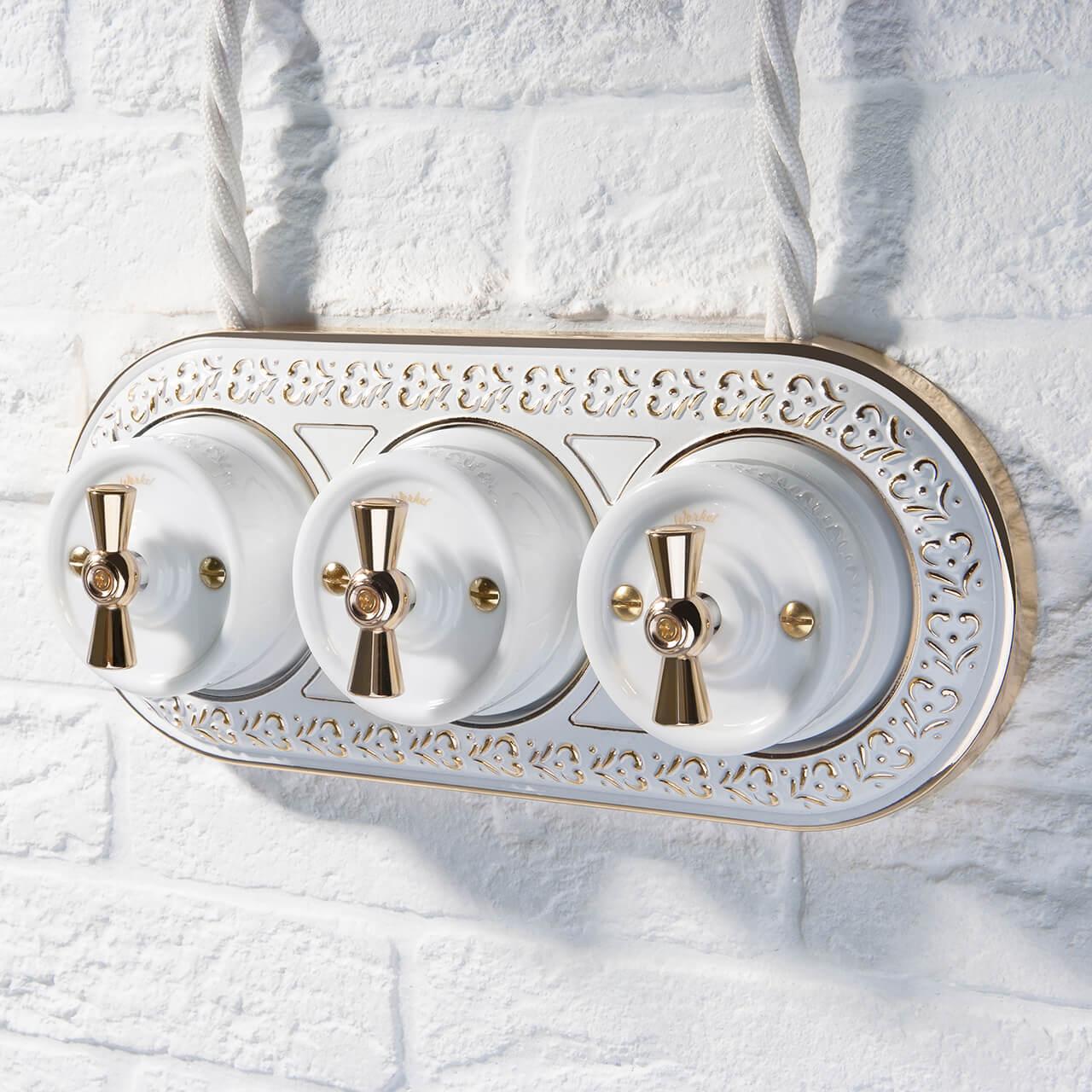 Ручка выключателя 2 шт. Werkel Ретро золото W6442138 4690389166259