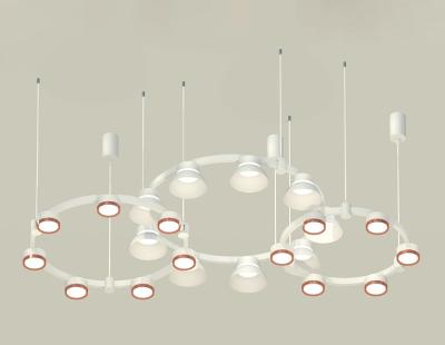 Комплект подвесного светильника Ambrella Light Techno Ring XR92082020 (A9208x3, C9241, C9236, C9231, N8126, N8140)