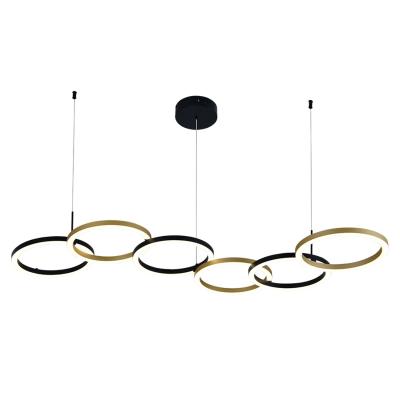 Подвесной светильник Indigo Anello 14034/A/6P Black