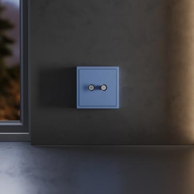Накладка для розетки телевизионной оконечной TV+SAT Voltum S70 (деним) VLS001615