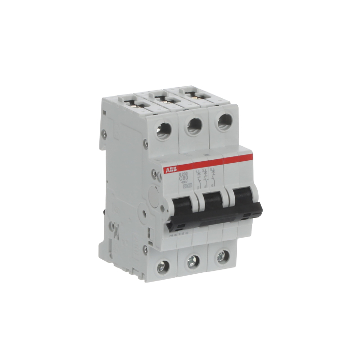 Автоматический выключатель ABB S203 3-полюсный C80 6кА