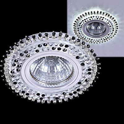 Встраиваемый светильник Reluce 59502-9.0-001MN MR16+LED3W BK