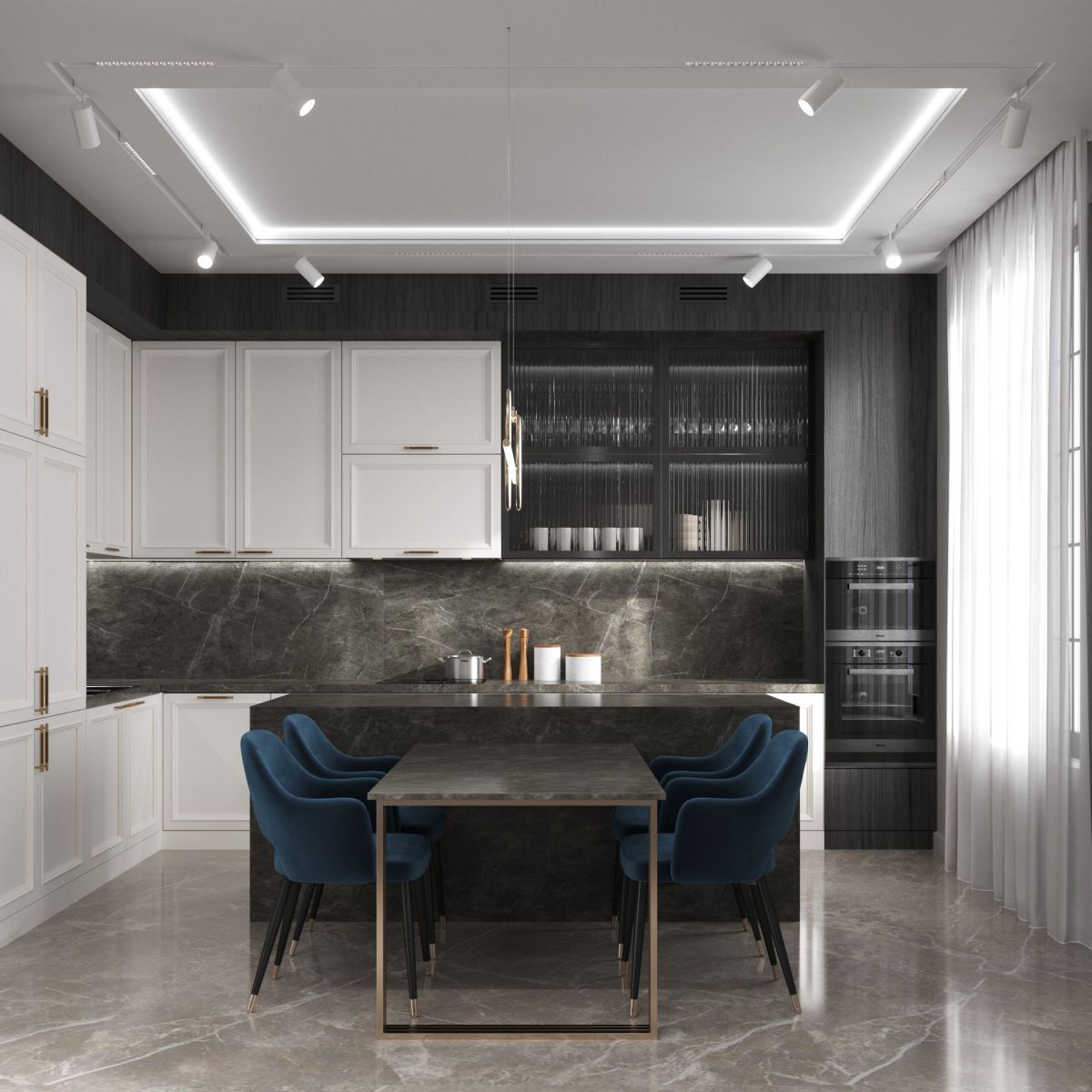 Накладной профиль для светодиодной ленты  Hesby Lighting Line HSBL_0195