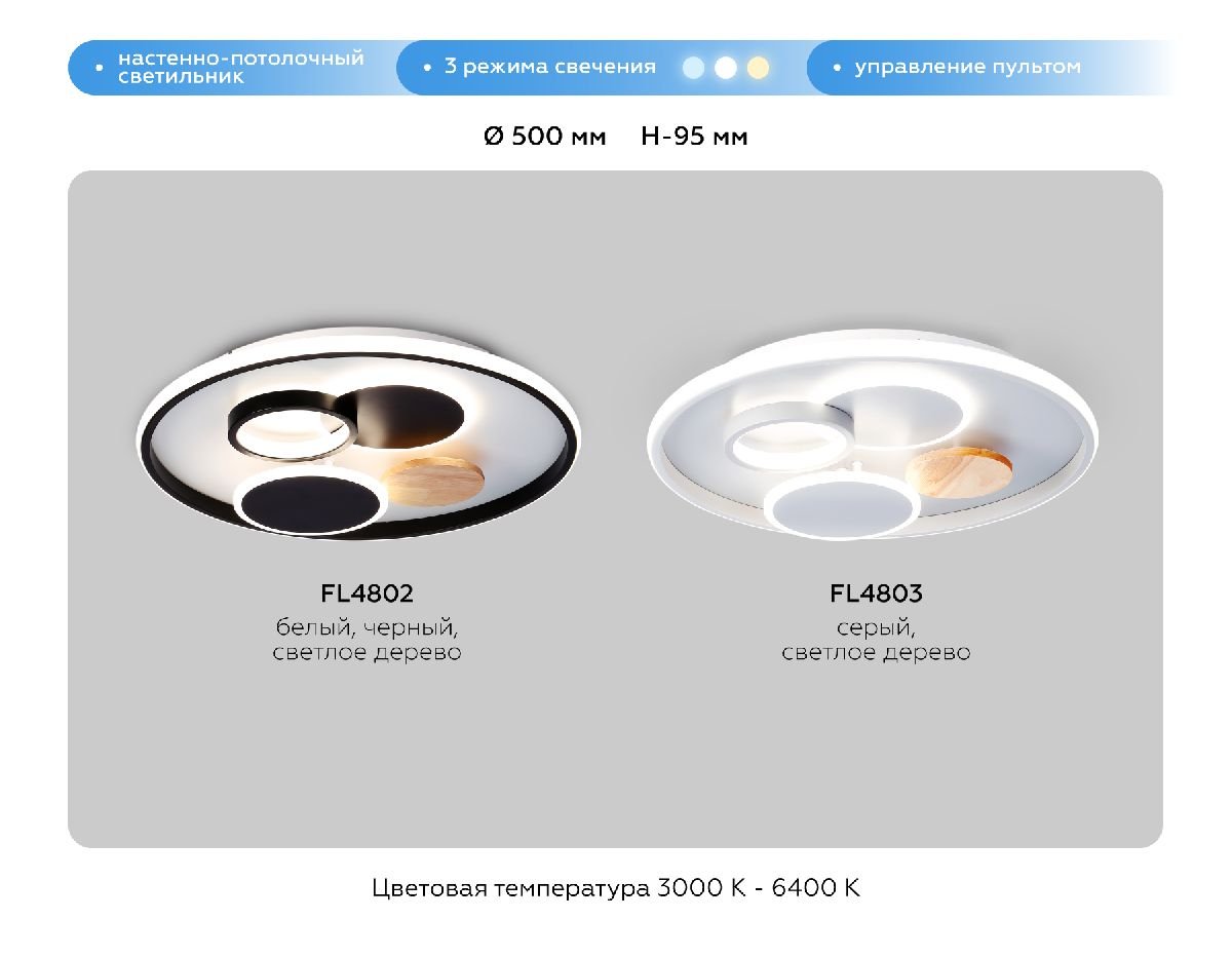 Потолочная люстра Ambrella Light LineTech FL4803