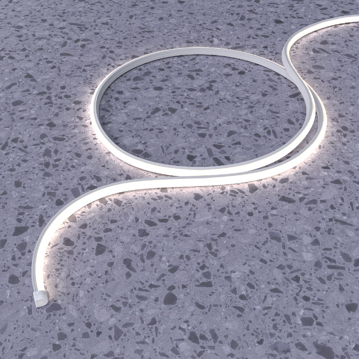 Гибкий неон Maytoni 24В 12Вт/м 4000K 5м IP67 200831