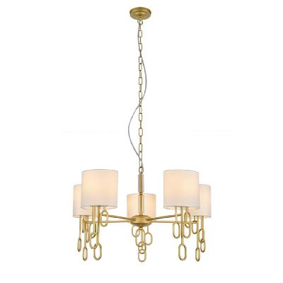 Подвесная люстра Indigo Amali 13026/5P Gold V000479