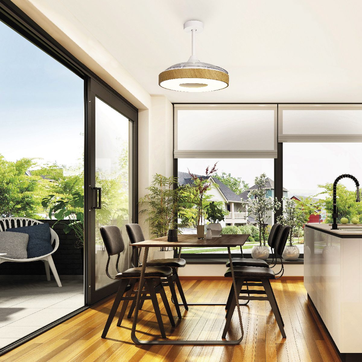 Люстра-вентилятор Mantra Coin 8217