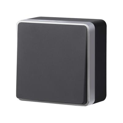 Выключатель одноклавишный Werkel Gallant (черный с серебром) W5010034 4690389163777 a051158