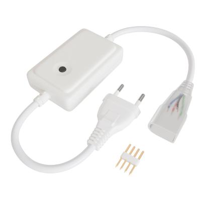 Контроллер RGB 220В 500Вт однокнопочный для светодиодного неона Apeyron 17-49 smd 5050 04-190