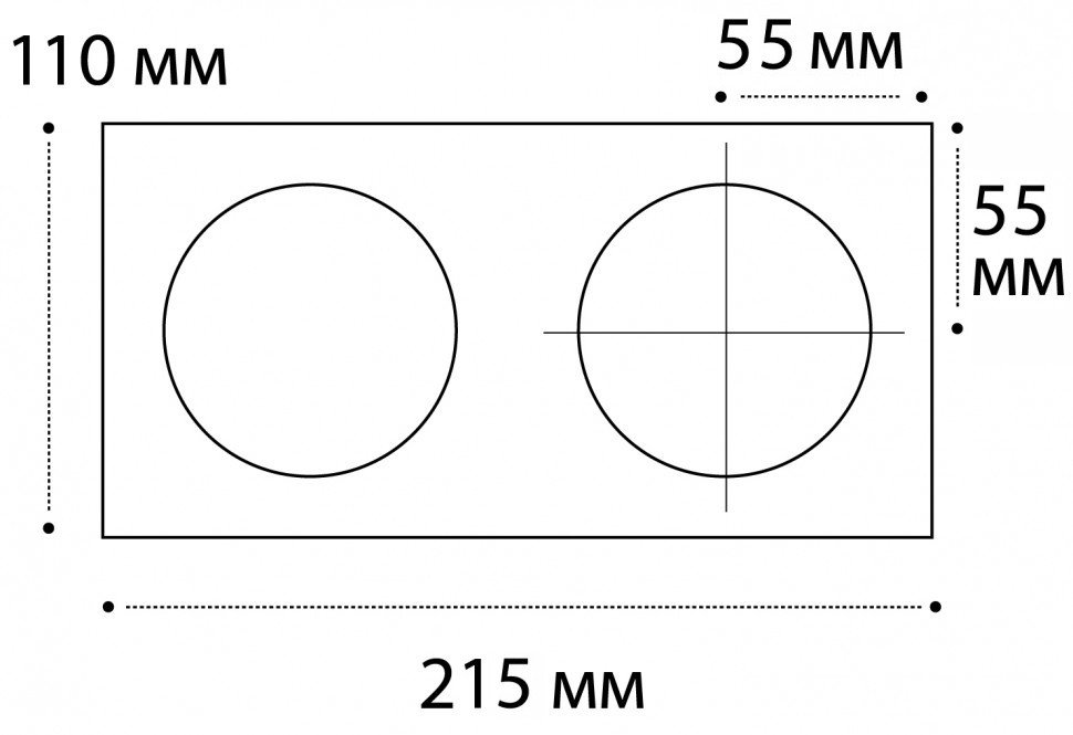 Рамка для светильника Italline IT08-8015 black