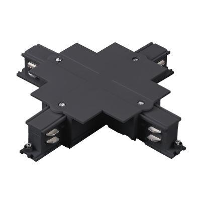 Соединение крестовое встраиваемое с подводом питания к треку 5030xx-R Lightstar Quattro 503147-R