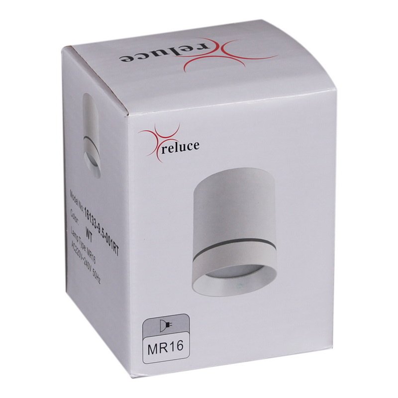 Накладной светильник Reluce 16133-9.5-001RT MR16 WT