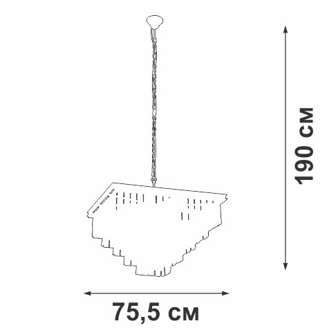 Подвесная люстра Vitaluce V5818-8/13