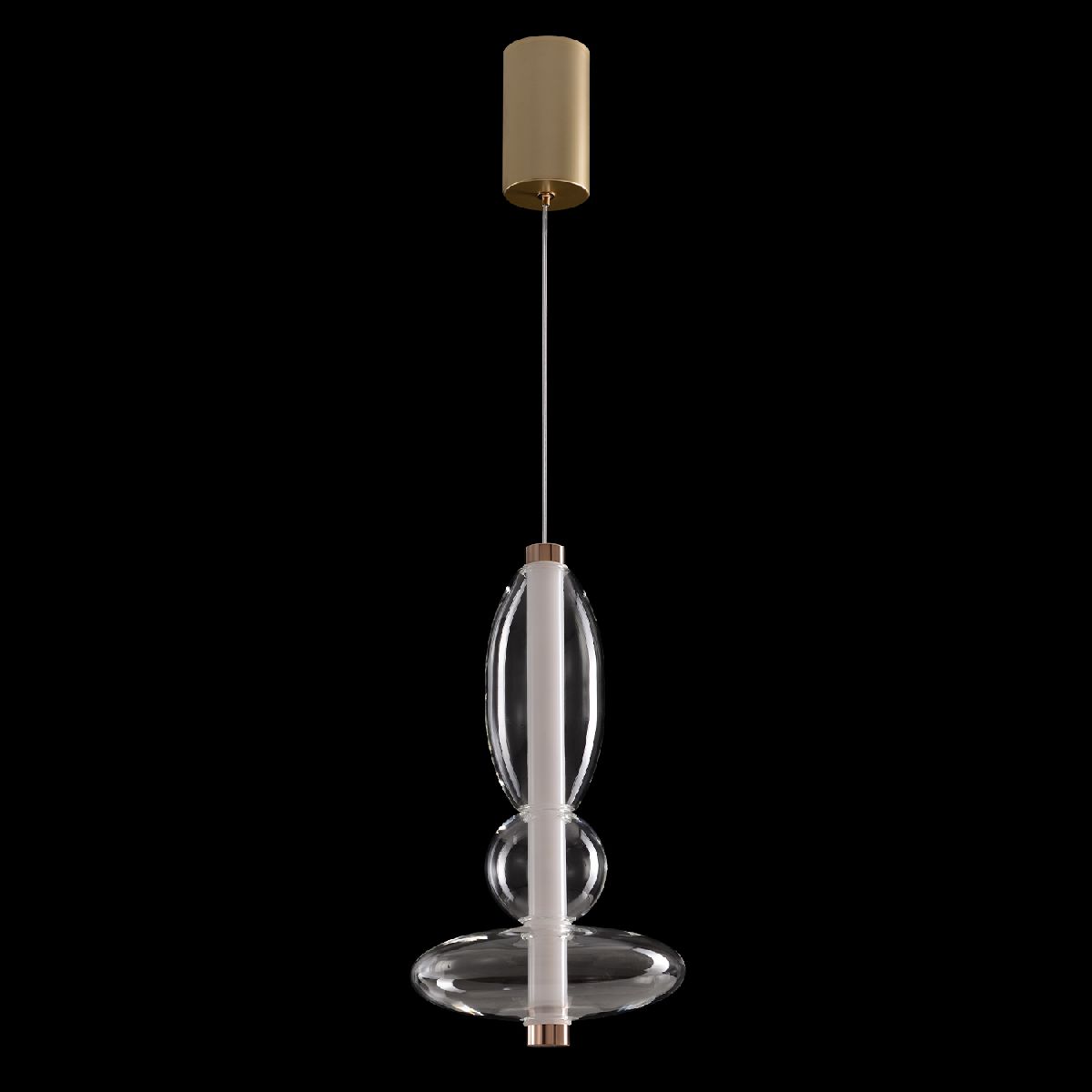 Подвесной светильник Crystal Lux QUASAR SP10W LED TRANSPARENT