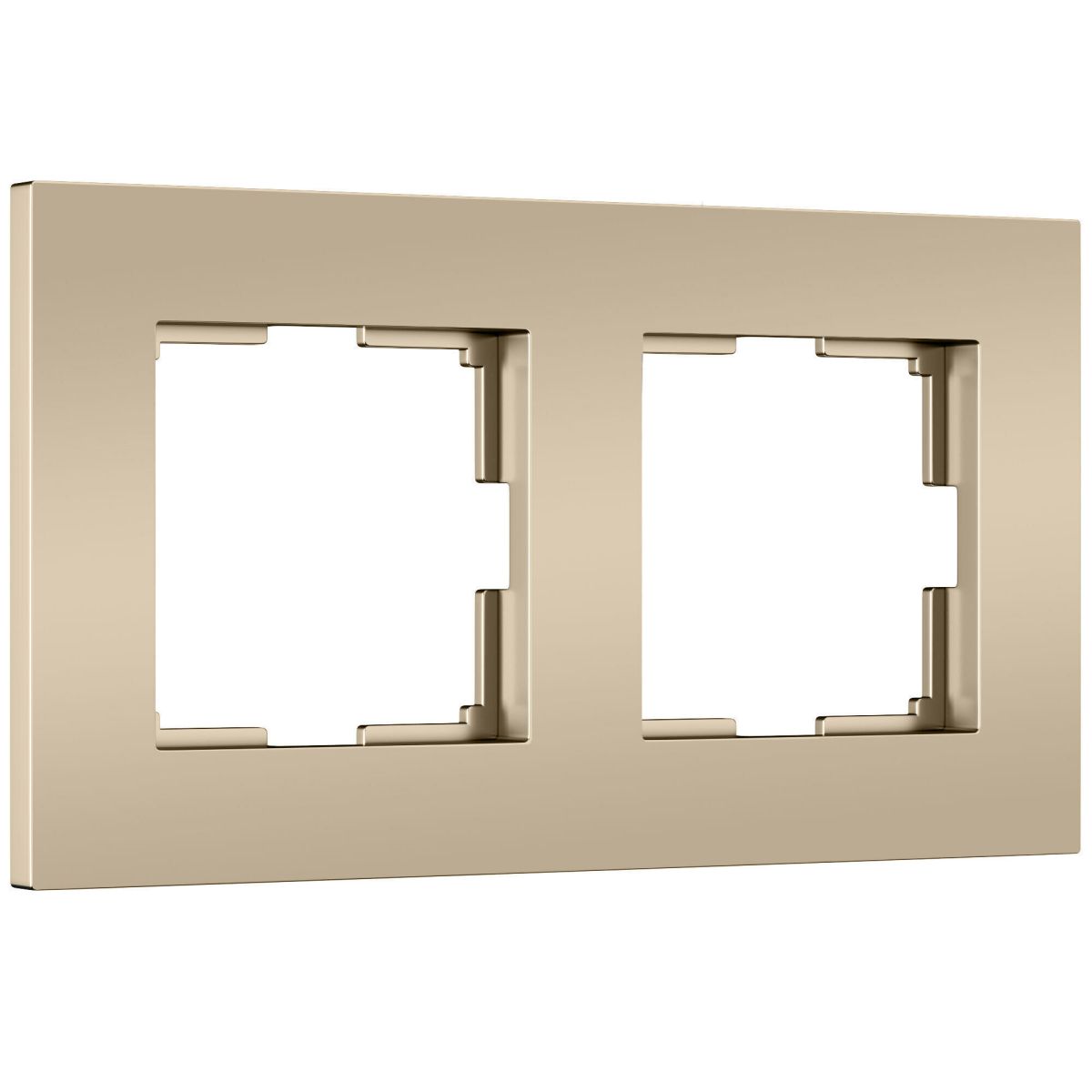 Рамка на 2 поста Werkel Slab (шампань софт) W0022911 4690389218378 a071623