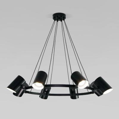 Подвесная люстра Eurosvet Splay 70147/8 черный Smart a062034