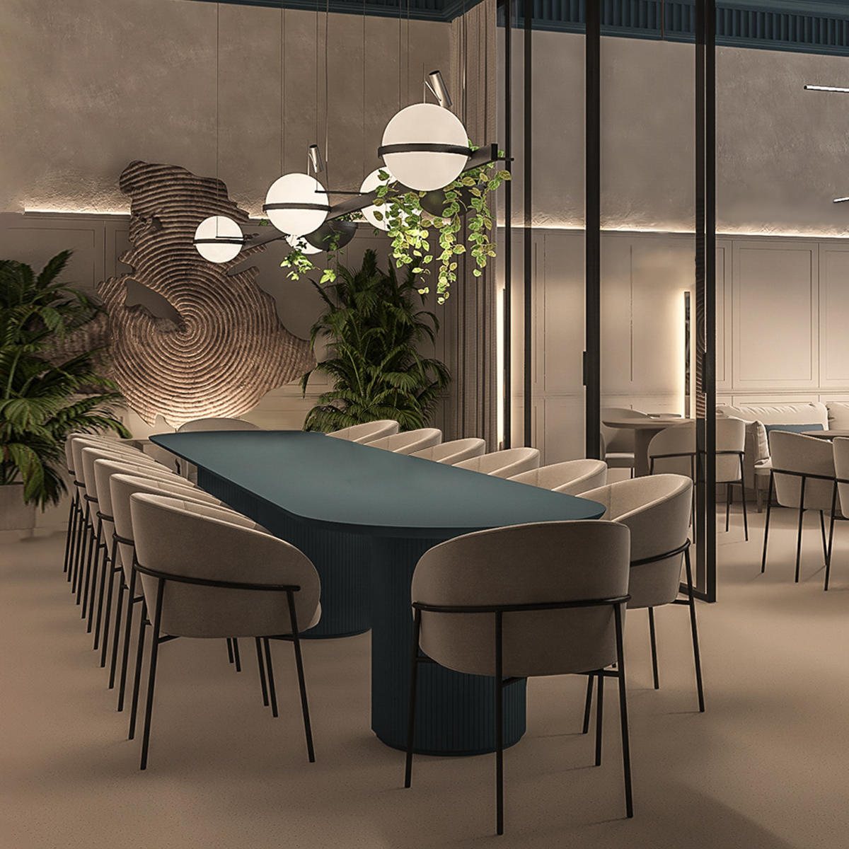 Подвесная люстра Loft IT Jardin 10121/D Dark grey