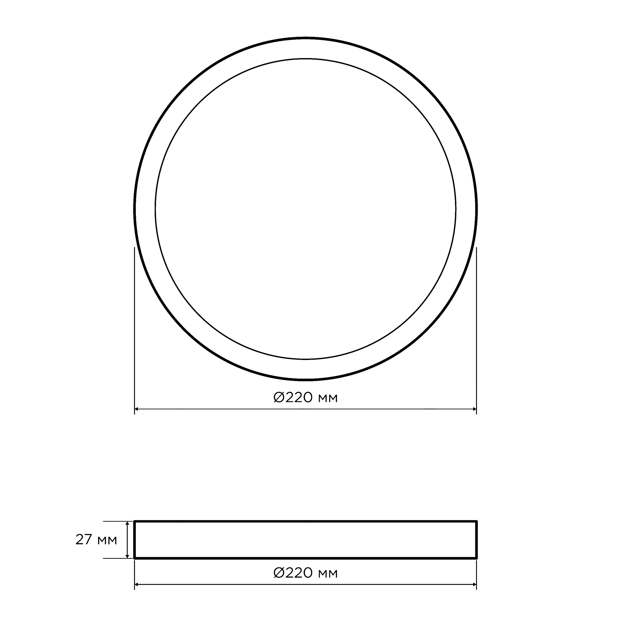 Накладная светодиодная панель Apeyron 06-42