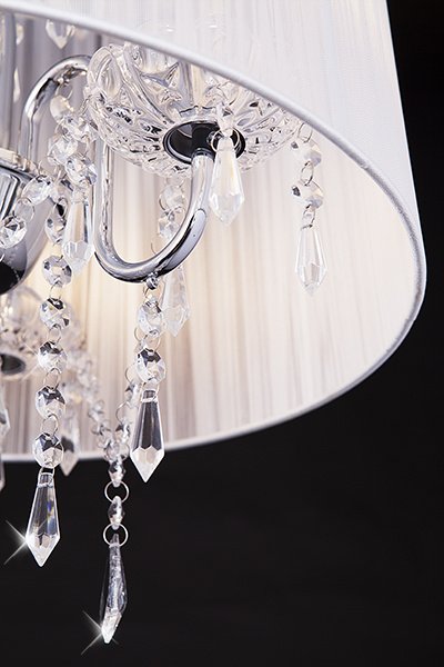 Торшер Eurosvet 2045/3F хром/белый