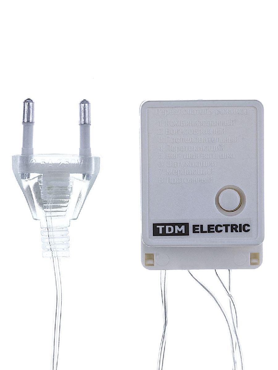 Светодиодная гирлянда TDM Electric Звездочки 250V разноцветная 8 режимов SQ0361-0049