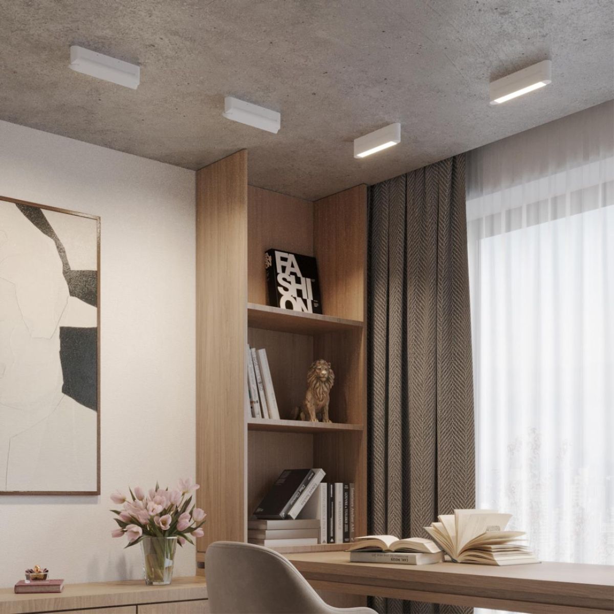 Накладной светильник с переключателем цветовой температуры Novotech Over Iter 359801