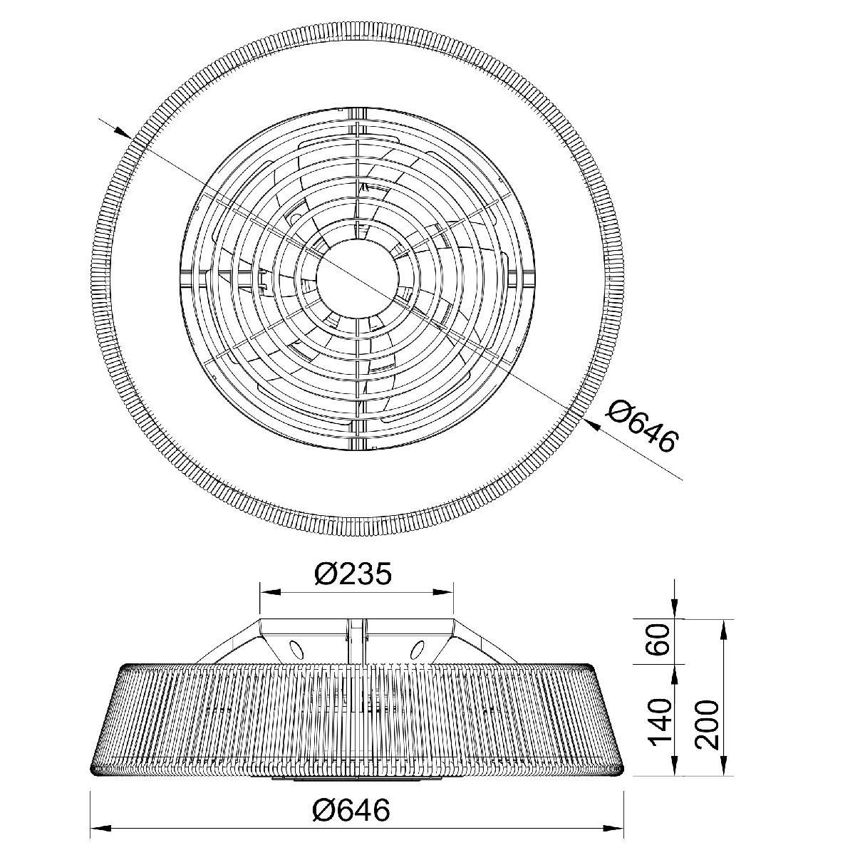 Люстра-вентилятор Mantra Polinesia 8229