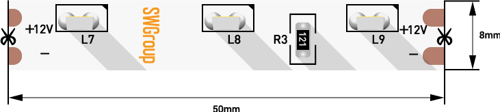 Светодиодная лента SWG SWG31560-12-4.8-WW 002201