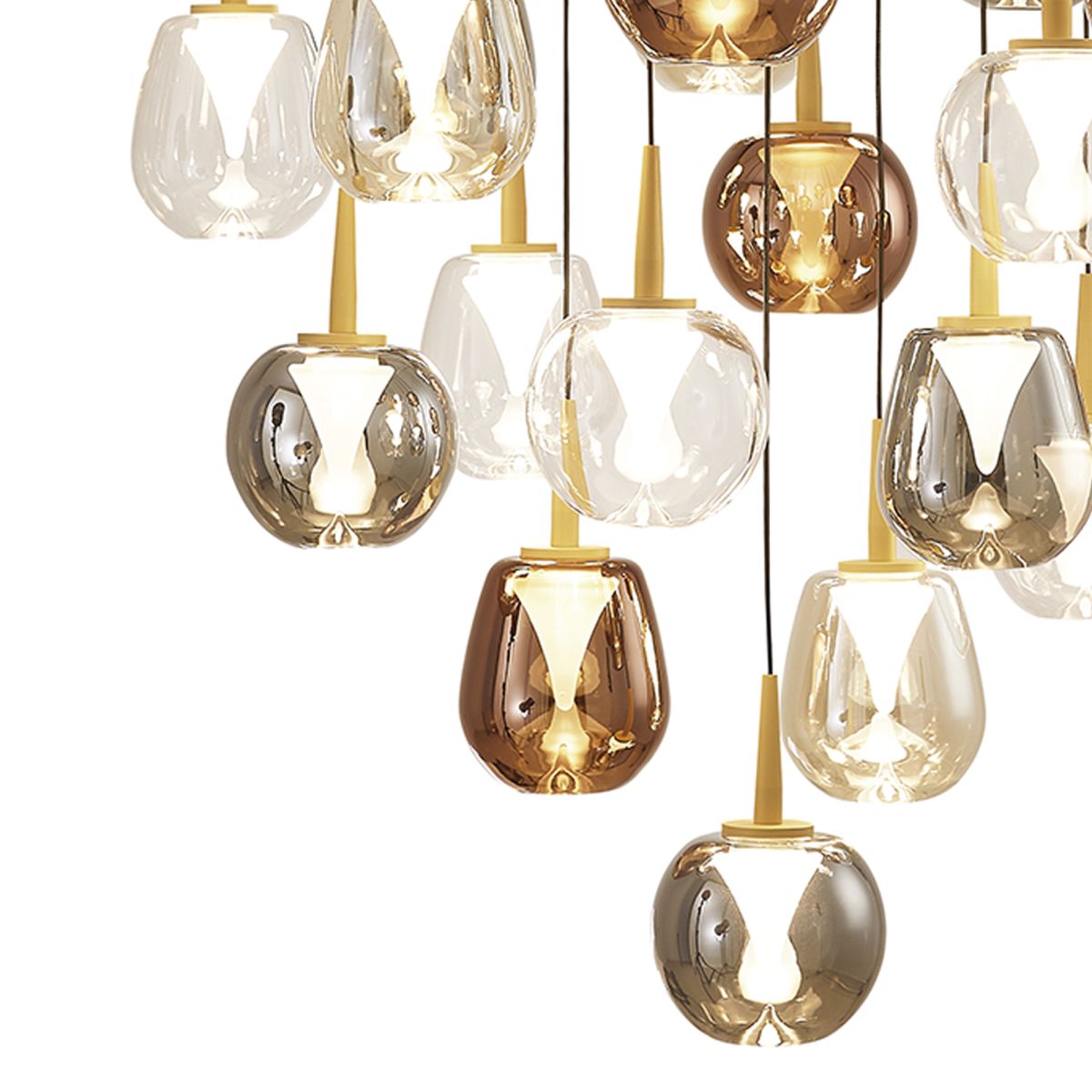 Каскадная люстра Mantra Andromeda 8937+24PL