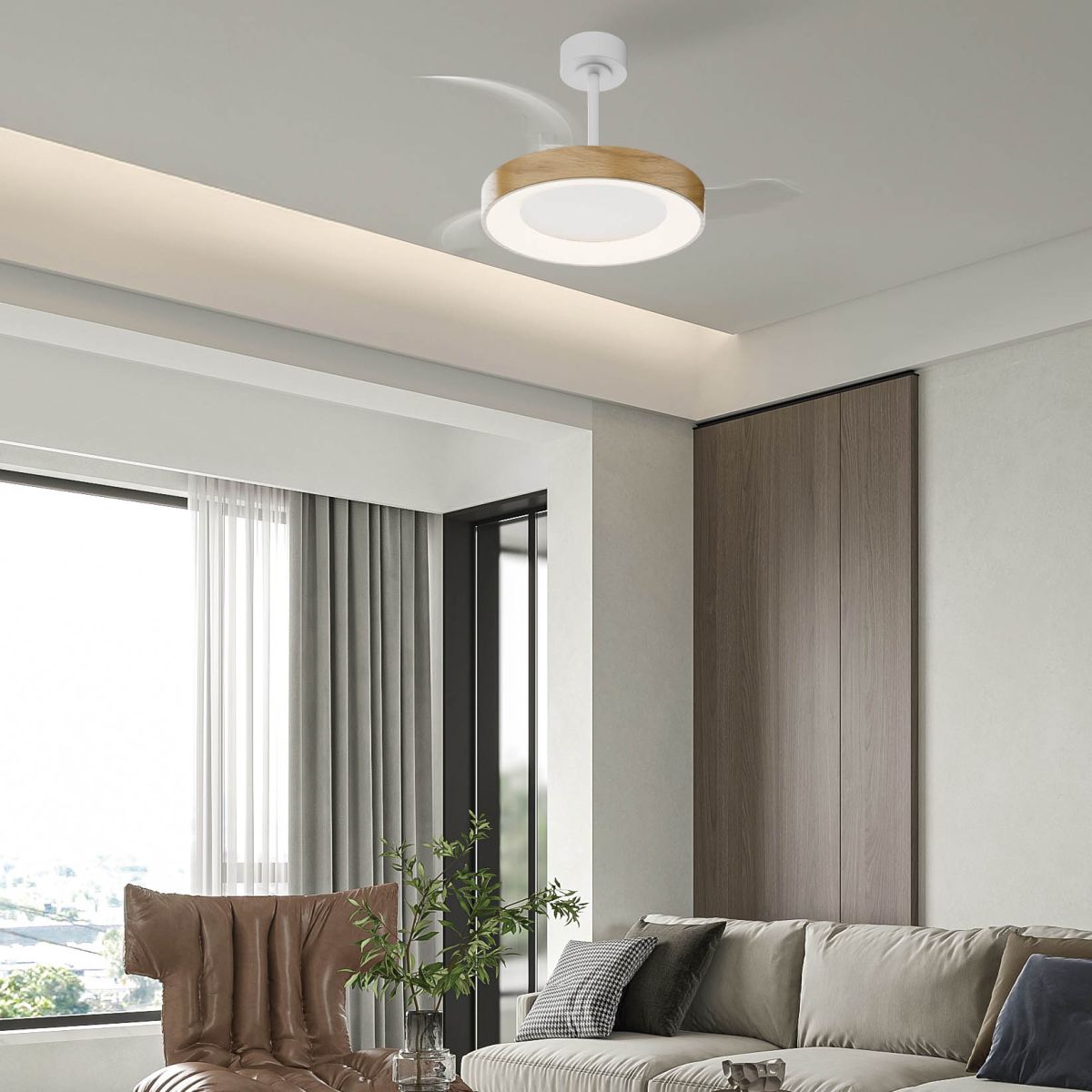 Люстра-вентилятор Mantra Niseko Fan 9058