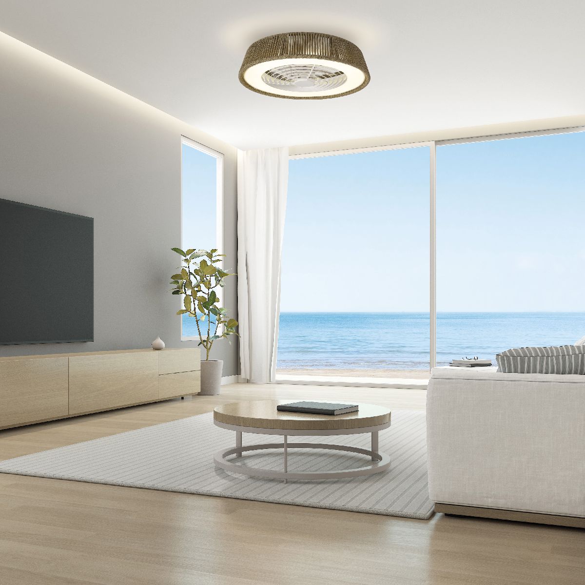 Люстра-вентилятор Mantra Polinesia 8227