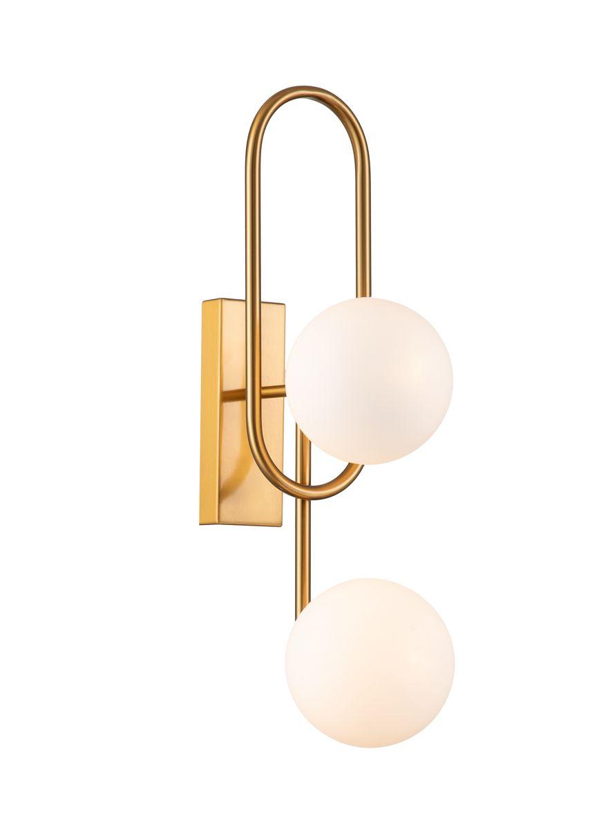 Бра Indigo Opaco 11015/2W Brass V000151