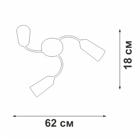 Потолочная люстра Vitaluce V2831-9/3PL