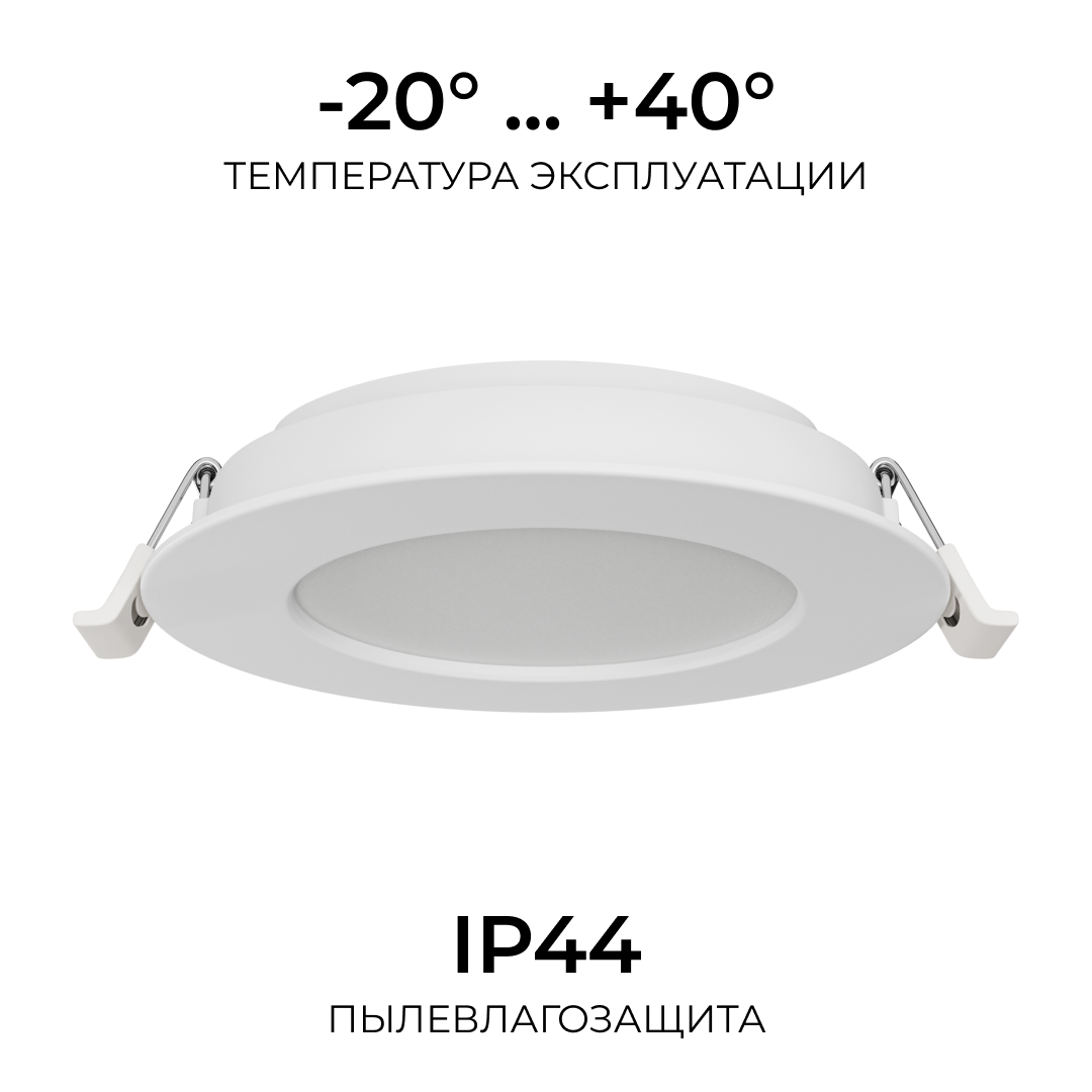 Встраиваемая светодиодная панель Apeyron 3 ССT 06-161