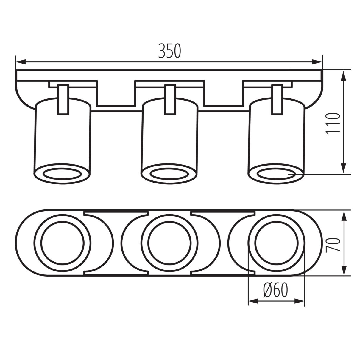 Накладной спот Kanlux Laurin 38962