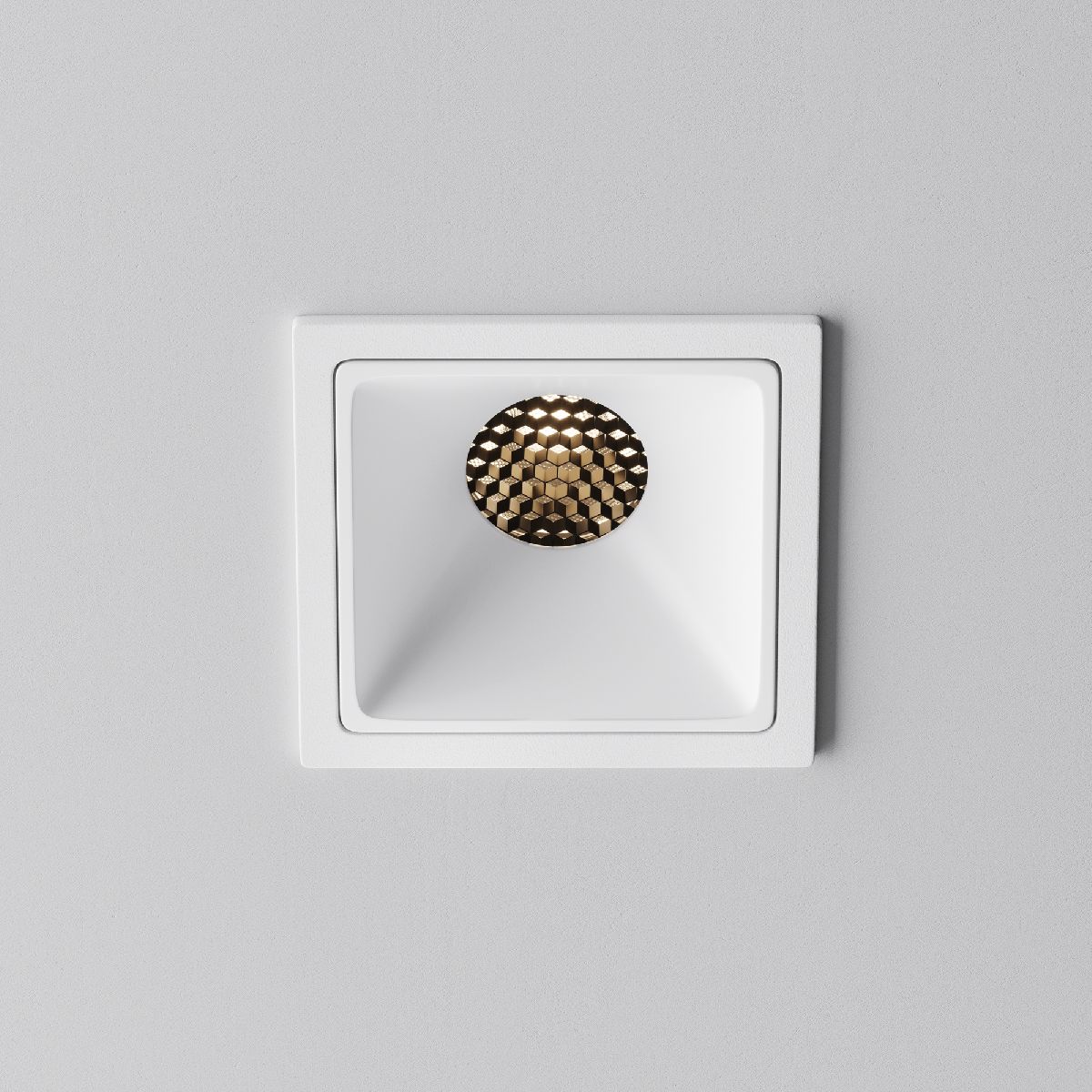 Встраиваемый светильник Maytoni Alfa led DL043-01-10W3K-SQ-W-1