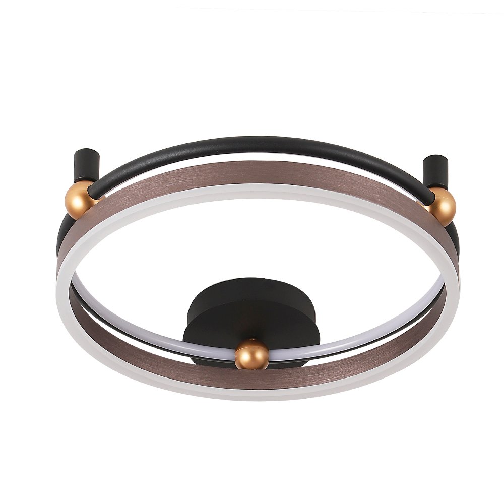 Потолочный светильник Crystal Lux FERNANDO PL48W LED COFFEE/BLACK