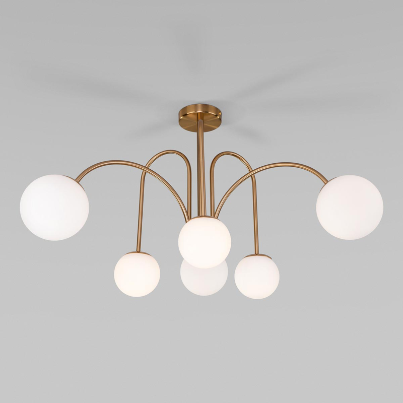 Потолочная люстра Eurosvet Alix 30177/6 латунь Smart a055499