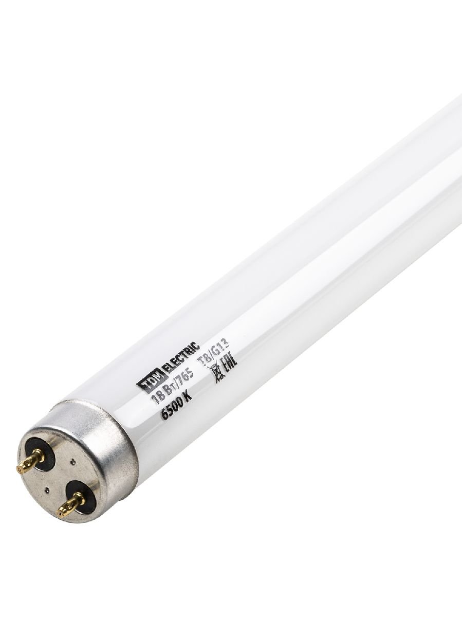 Лампа люминесцентная TDM Electric G13 18W 6500K белая SQ0355-0027