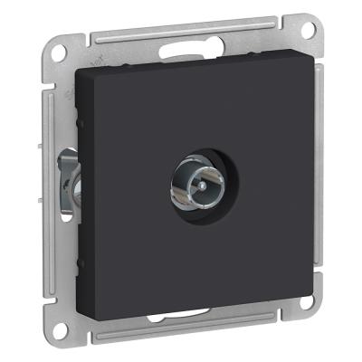 Розетка TV проходная 4DB Systeme Electric AtlasDesign Карбон ATN001092
